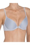 Sutien Triumph Body Make-Up Essentials WHP TPH1296-48 Sky Blue Push-Up 75A, Cupe Burete, Armatura, Bretele Ajustabile