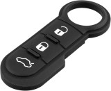Membrana Cauciuc Butoane pentru Cheie Auto 3 butoane &ndash; Compatibila Fiat 500, Punto, Ducato, Doblo, Citroen Relay, Peugeot Boxer