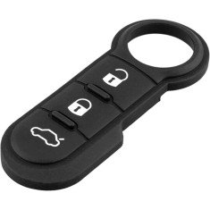 Membrana Cauciuc Butoane pentru Cheie Auto 3 butoane &ndash; Compatibila Fiat 500, Punto, Ducato, Doblo, Citroen Relay, Peugeot Boxer