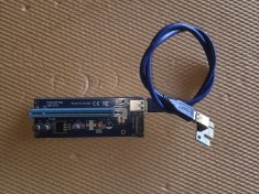 PCI-E extender riser PCE 164P-N04 1x to 16 x