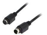 Cablu PS/2 Bq Cable Negru 3m Conectori PS/2
