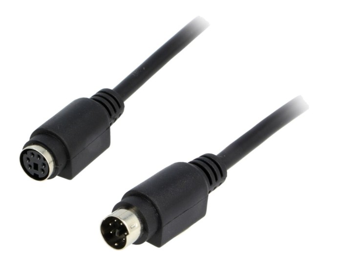 Cablu PS/2 Negru 3m