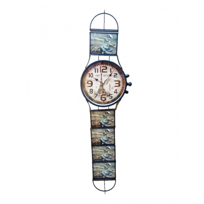 Ceas De Perete Cu Rame Foto MEMORY WATCH WZ2185