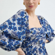 Weekend Max Mara bluză din bumbac femei, cu model, 2415161042600 2415160000000