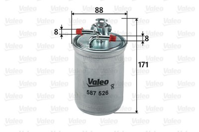 VALEO 587526 filtru combustibil foto