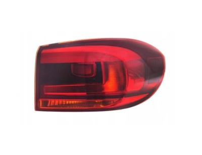 Stop spate, lampa Volkswagen Tiguan (5n2), 04.2011-05.2016, montare spate, dreapta, P21W+W5W; fara soclu bec; exterior, TYC foto