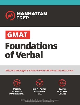 GMAT Foundations of Verbal: Practice Problems in Book and Online foto