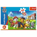 PUZZLE TREFL 60 PIESE PATRULA CATELUSILOR CATEII IN IARBA SuperHeroes ToysZone