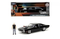 JADA FAST AND FURIOUS SET FIGURINA DOM SI MASINUTA METALICA DODGE CHARGER 1970 SCARA 1 LA 24