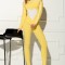 L636-9 Pantaloni chic cu model la spate
