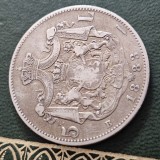 Romania 5 lei 1883 argint 24,51 grame , detalii , patina