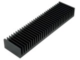 Radiator Extrudat cu Aripioare Negru 75x300x40mm