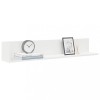 VidaXL Rafturi de perete 2 buc., alb, 100x16,5x16,5 cm, lemn prelucrat 860040