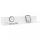 vidaXL Rafturi de perete 2 buc., alb, 100x16,5x16,5 cm, lemn prelucrat 860040