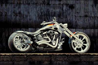 Covor Modern Kolibri Motocicleta 11185 - 80x150, Negru foto
