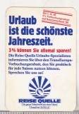 bnk cld Calendar de buzunar 1986 - RFG - Reise Quelle