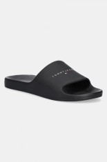 Tommy Jeans papuci BASIC SANDAL barbati, culoarea negru, EM0EM01559