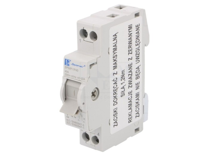 Comutator rețea-generator 40A IP20