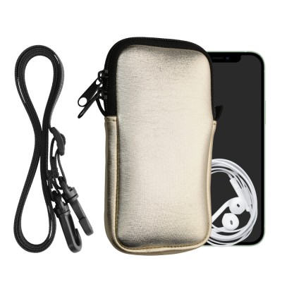 Husa Universala Kwmobile pentru telefon, Marime XL - 6.8 inch, Auriu, Neopren, KWM000016AI056C foto