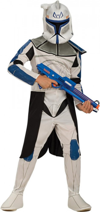 Costum Capitan Rex pentru copii Star Wars Clone Wars Rubies, mediu mediu