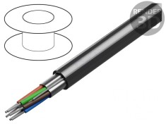 Cablu RS232 6x24AWG ecranat PVC