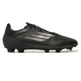 Ghete Fotbal Adidas F50 League FG/MG Negru - Fiberskin, Sprintgrid, Sprintplate 360 - Barbati/Copii, Performanta Accelerata