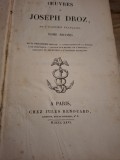 Oeuvres de Joseph Droz, Tome Second - Joseph Droz
