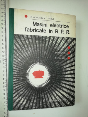 MASINI ELECTRICE FABRICATE IN RPR - E. NICOLESCU foto