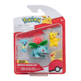 Cumpara ieftin Pokemon - Set 3 figurine de actiune, Pikachu #2, Horsea, Ivysaur, 3 buc