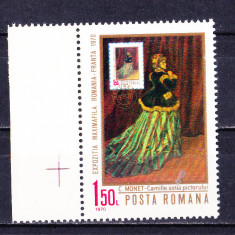 TSV$ - 1970 LP 723 EXPOZITIA MAXIMAFILA ROMANIA-FRANTA MNH/** LUX