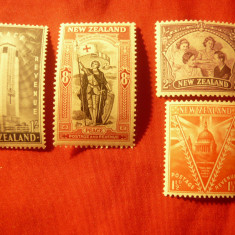 Serie mica Noua Zeelanda - 1946 Pacea ,4 valori