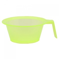Cupa de vopsit pentru coafuri cu m&acirc;ner pentru amestecarea vopselei verde