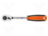 Clichet 1/2 drept cu comutator 250 mm 45 dinți NEO TOOLS