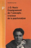 Enseignement de 7 concepts cruciaux de la psychanalyse