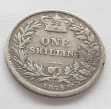 360. Moneda Marea Britanie 1 shilling 1875 - Argint