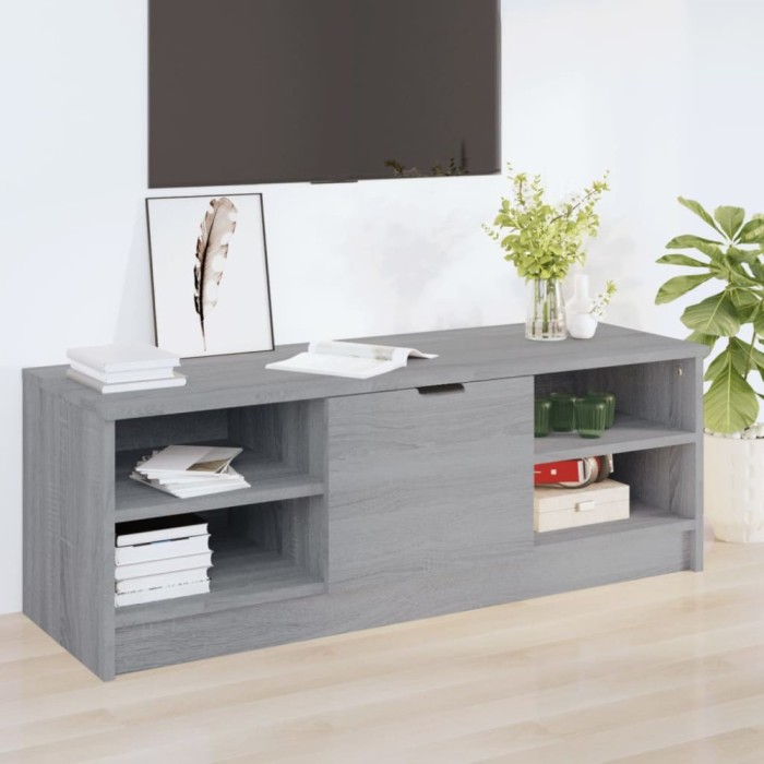 vidaXL Comodă TV, gri sonoma, 102x35,5x36,5 cm, lemn compozit 817085