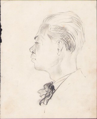 A1676 Schiță de Dimitrie &amp;bdquo;Puiu&amp;rdquo; Eitel, nesemnată foto