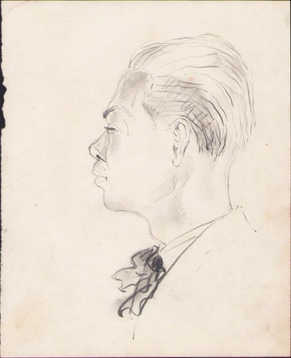 A1676 Schiță de Dimitrie &bdquo;Puiu&rdquo; Eitel, nesemnată