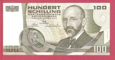 AUSTRIA 100 SHILING / 1984. aUNC foto