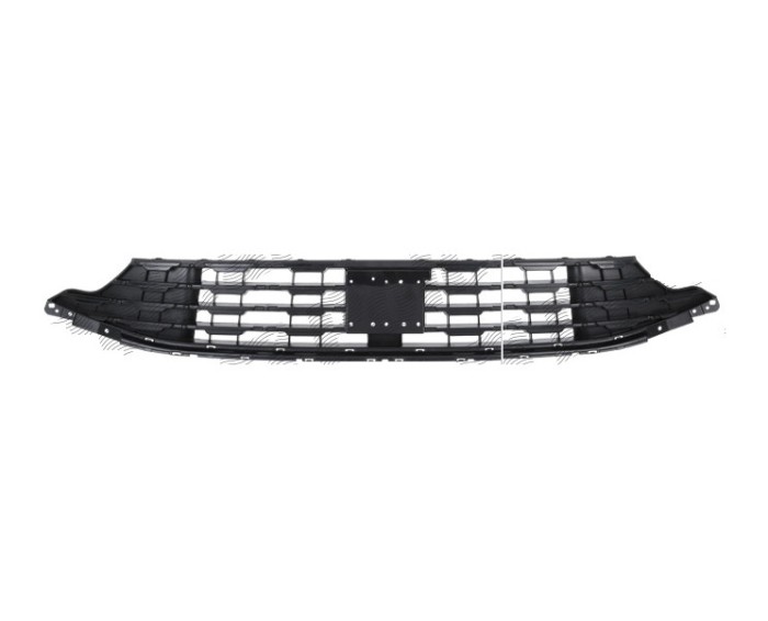 Grila radiator Fiat Tipo, 2020-, montare fata, negru, RapidAuto
