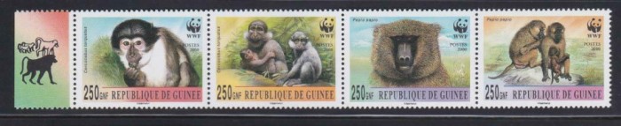 GUINEA 2000 WWF FAUNA PROTEJATA MAIMUTE