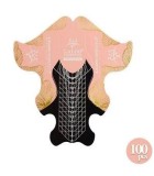 Sabloane de unghii PINK gold 100buc Laloo
