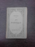 Art poetique - Boileau (carte in limba franceza)
