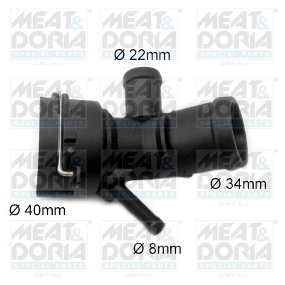 MEAT &amp;amp; DORIA 93515 Flansa lichid racire foto