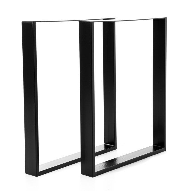 Set 2 Picioare Masă Metal, Finisaje Premium, Vopsite in Camp Electrostatic PM2