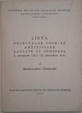 Lista obiectelor cosmice artificiale lansate in perioada 4 octombrie 1957 - 31 decembrie 1965 - Magdalena Cirsmaru