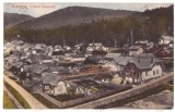 513 - AZUGA, Prahova, Panorama, Romania - old postcard - used