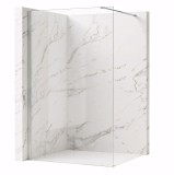 Paravan de dus Rea Flexi Transparent / Chrome 70