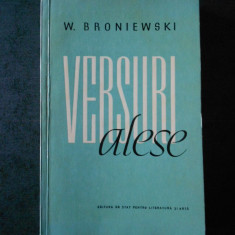 W. BRONIEWSKI - VERSURI ALESE