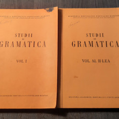 Studii de gramatica 2 volume Al. Graur